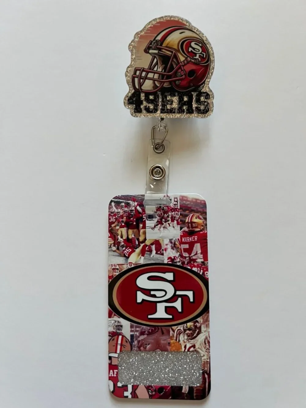 San Francisco 49ers Retractable Badge Reel & Badge Buddy Set
